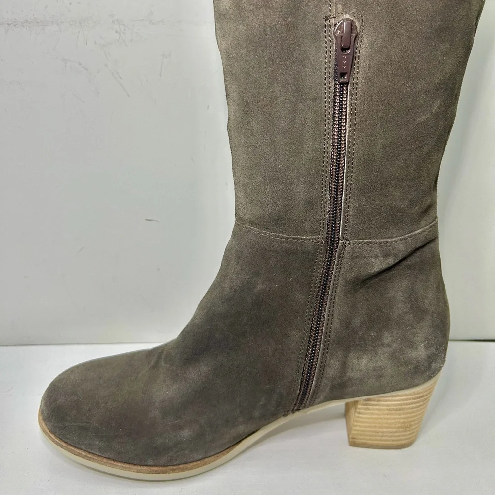 Coconuts by Matisse Anthropologie Muse Choco Brown Suede Over Knee Boots Sz 10
